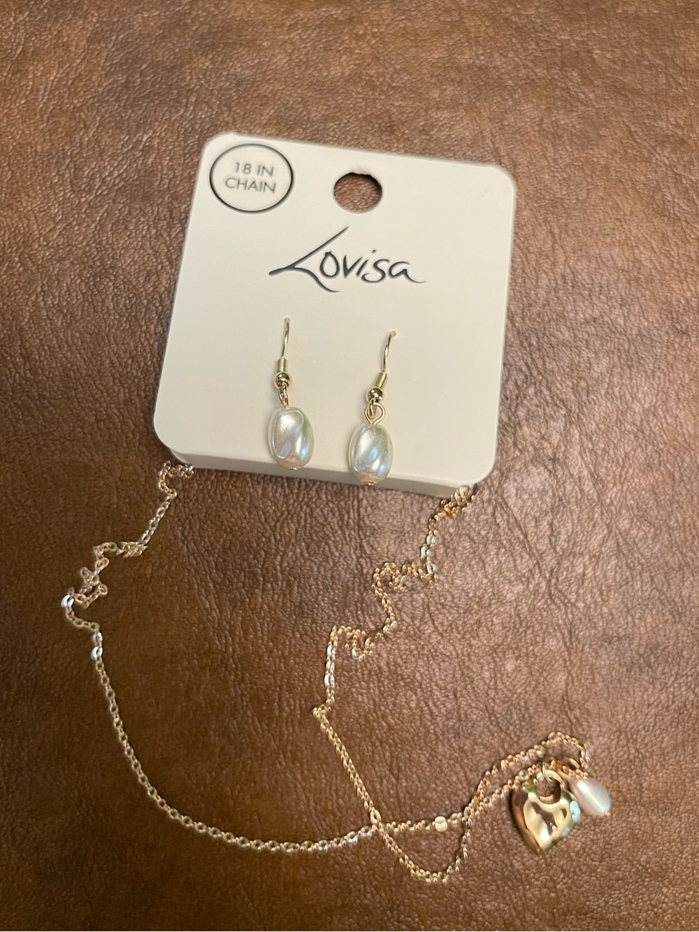 LOVISA pearl jewelry set